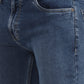 Mid Blue Washed Narrow Fit Jeans | Greenfibre