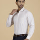 Beige Checked Slim Fit Formal Shirt | Greenfibre