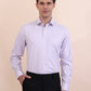 Purple Checked Regular Fit Formal Shirt | Greenfibre
