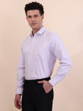 Purple Checked Regular Fit Formal Shirt | Greenfibre