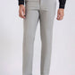 Grey Solid Super Slim Fit Formal Trouser | Greenfibre