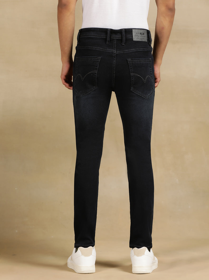 Ink Blue Solid Rider Fit Jeans | JadeBlue