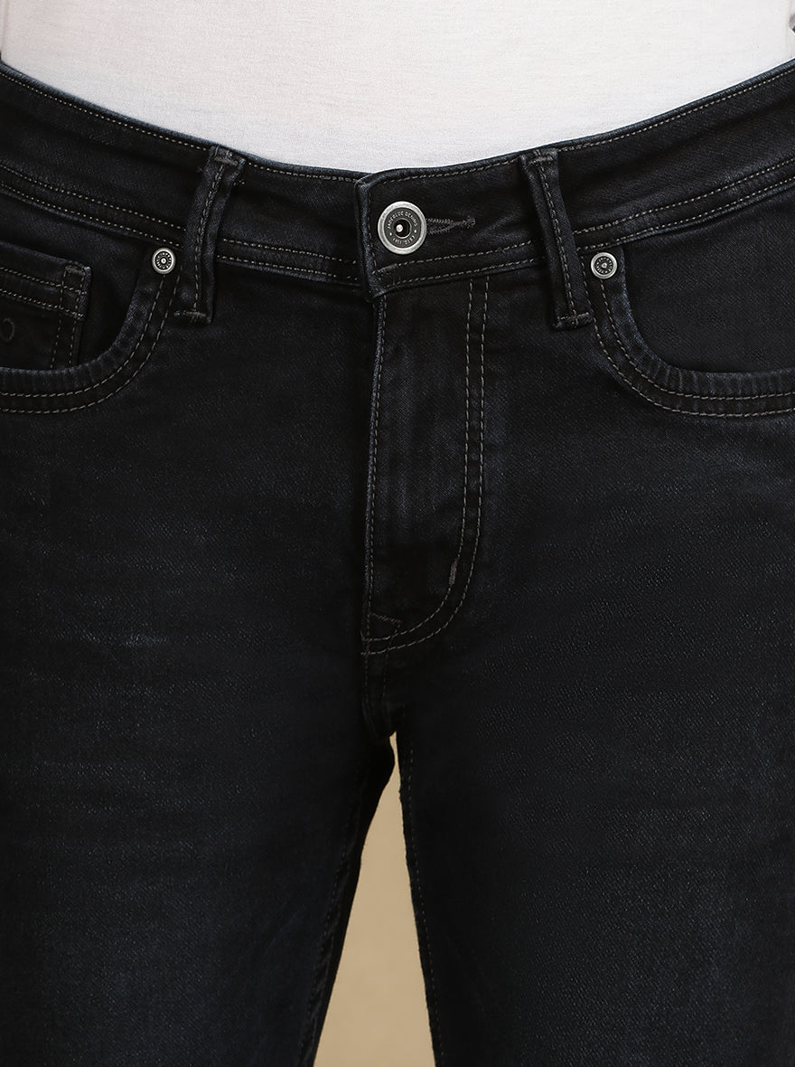 Ink Blue Solid Rider Fit Jeans | JadeBlue