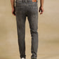 Mid Grey Washed Rider Fit Jeans | JadeBlue