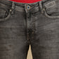Mid Grey Washed Rider Fit Jeans | JadeBlue