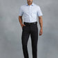 Light Blue Striped Regular Fit Formal Shirt | Greenfibre