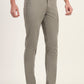 Light Green Solid Slim Fit Casual Trouser | Greenfibre