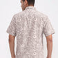 Light Olive Printed Regular Fit Casual Shirt | Greenfibre