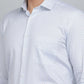 White Printed Regular Fit Formal Shirt | Greenfibre