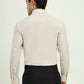 Beige Solid Slim Fit Formal Shirt | Greenfibre