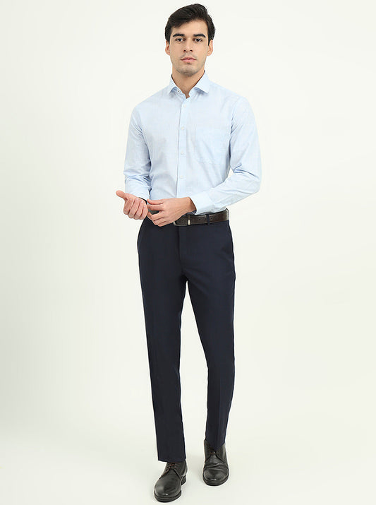 Beige Solid Slim Fit Formal Shirt | Greenfire