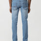 Light Blue Washed Straight Fit Jeans | Greenfibre