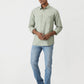 Light Blue Washed Straight Fit Jeans | Greenfibre