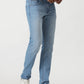 Light Blue Washed Straight Fit Jeans | Greenfibre