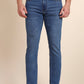 Mid Blue Washed Straight Fit Jeans | Greenfibre