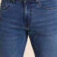 Mid Blue Washed Straight Fit Jeans | Greenfibre