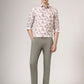 Green Solid Super Slim Fit Casual Trouser | Greenfibre