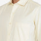 Yellow Solid Slim Fit Formal Shirt | Greenfibre