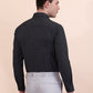 Black Checked Slim Fit Formal Shirt | Greenfibre