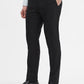 Black Solid Super Slim Fit Formal Trouser | Greenfibre