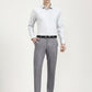 Grey Solid Super Slim Fit Formal Trouser | Greenfibre
