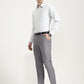 Grey Solid Super Slim Fit Formal Trouser | Greenfibre