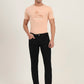 Jet Black Washed Slim Fit Jeans | Greenfibre