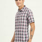 Black & Pink Checked Slim Fit Casual Shirt | Greenfibre