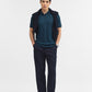 Teal Jacquard Slim Fit Polo T-Shirt | Greenfibre