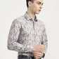 Fawn Printed Slim Fit Party Wear Shirt | Greenfibre