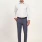 Light Yellow & Blue Solid Slim Fit Formal Shirt | Greenfibre