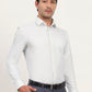Light Yellow & Blue Solid Slim Fit Formal Shirt | Greenfibre