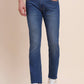 Indigo Blue Washed Narrow Fit Jeans | Greenfibre