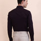 Purple Solid Slim Fit Party Wear Shirt | Greenfibre