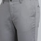 Light Grey Solid Uno Fit Casual Trouser | JadeBlue