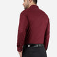 Maroon Solid Slim Fit Party Wear Shirt | Greenfibre