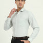 Light Pista Green Solid Slim Fit Formal Shirt | Greenfibre