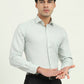 Light Pista Green Solid Slim Fit Formal Shirt | Greenfibre