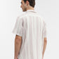 Pink Striped Slim Fit Casual Shirt | Greenfibre