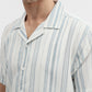 Blue Striped Slim Fit Casual Shirt | Greenfibre