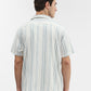 Blue Striped Slim Fit Casual Shirt | Greenfibre