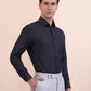 Brown & Blue Checked Slim Fit Formal Shirt | Greenfibre