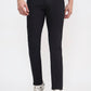 Black Solid Super Slim Fit Casual Trouser | Greenfibre
