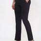 Black Solid Super Slim Fit Casual Trouser | Greenfibre