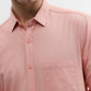 Orange Solid Slim Fit Casual Shirt | Greenfibre