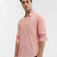 Orange Solid Slim Fit Casual Shirt | Greenfibre