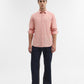 Orange Solid Slim Fit Casual Shirt | Greenfibre