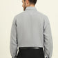 Grey Striped Regular Fit Formal Shirt | JadeBlue