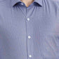 Blue Solid Slim Fit Formal Shirt | Greenfibre