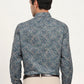 Green Printed Slim Fit Party Wear Shirt | Greenfibre